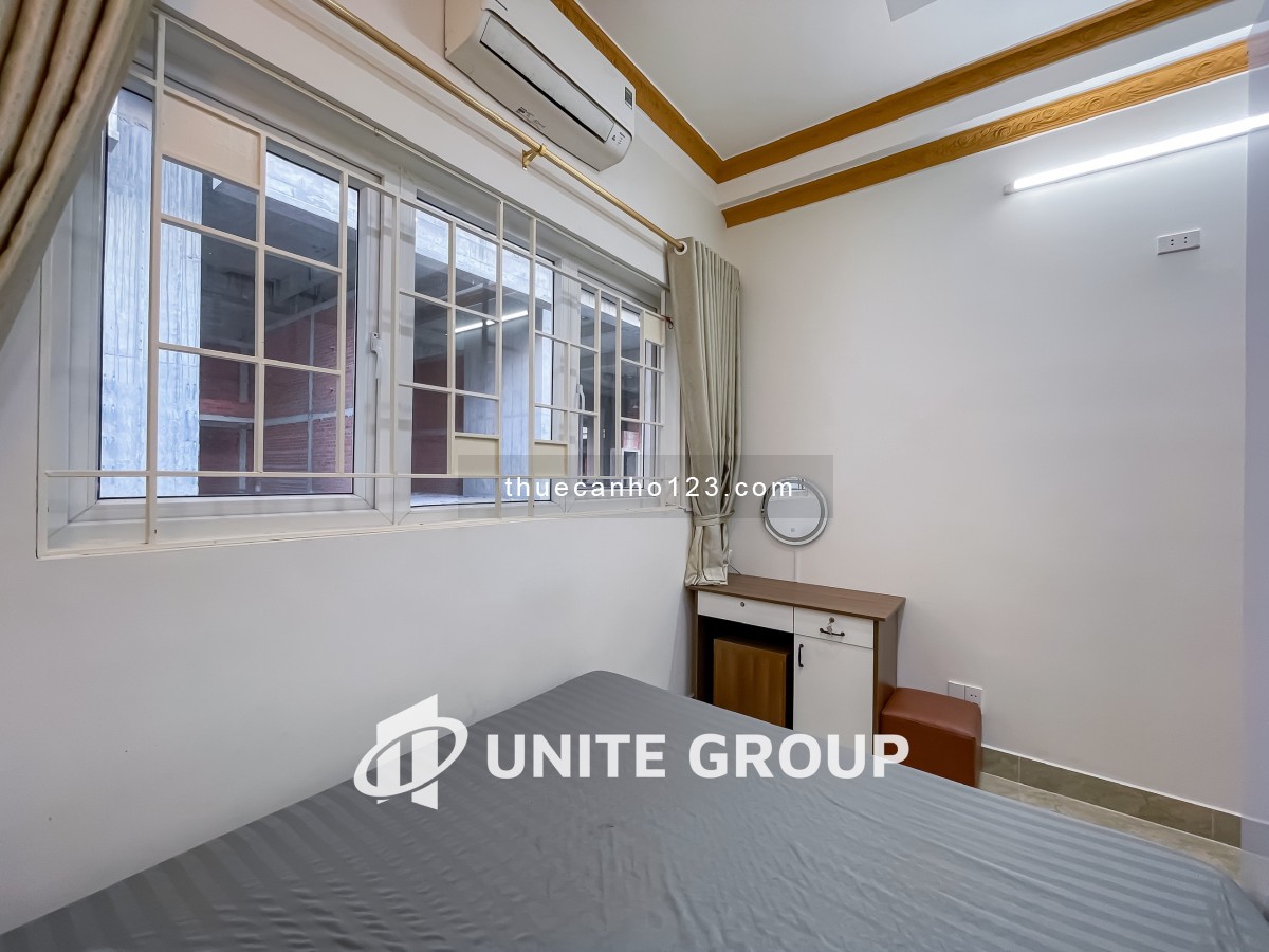 Cho thuê căn hộ 1PN vách ngăn full nội thất Q4 gần cầu Calmette, chợ Xóm Chiếu, ĐH Luật, kế Quận 1