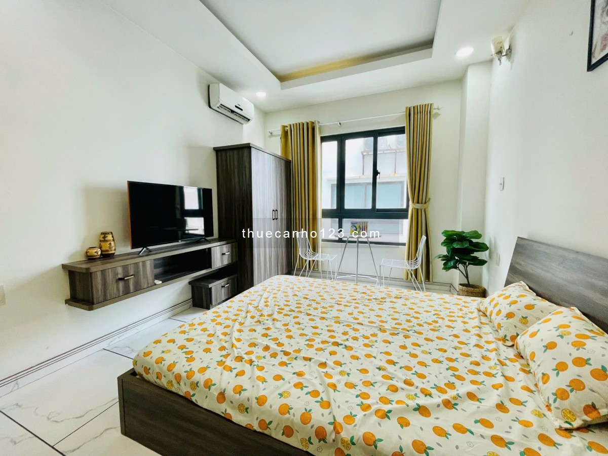 Studio Bình Quới có cửa sổ thoáng mát, yên tĩnh, thang máy, nước nóng năng lượng.