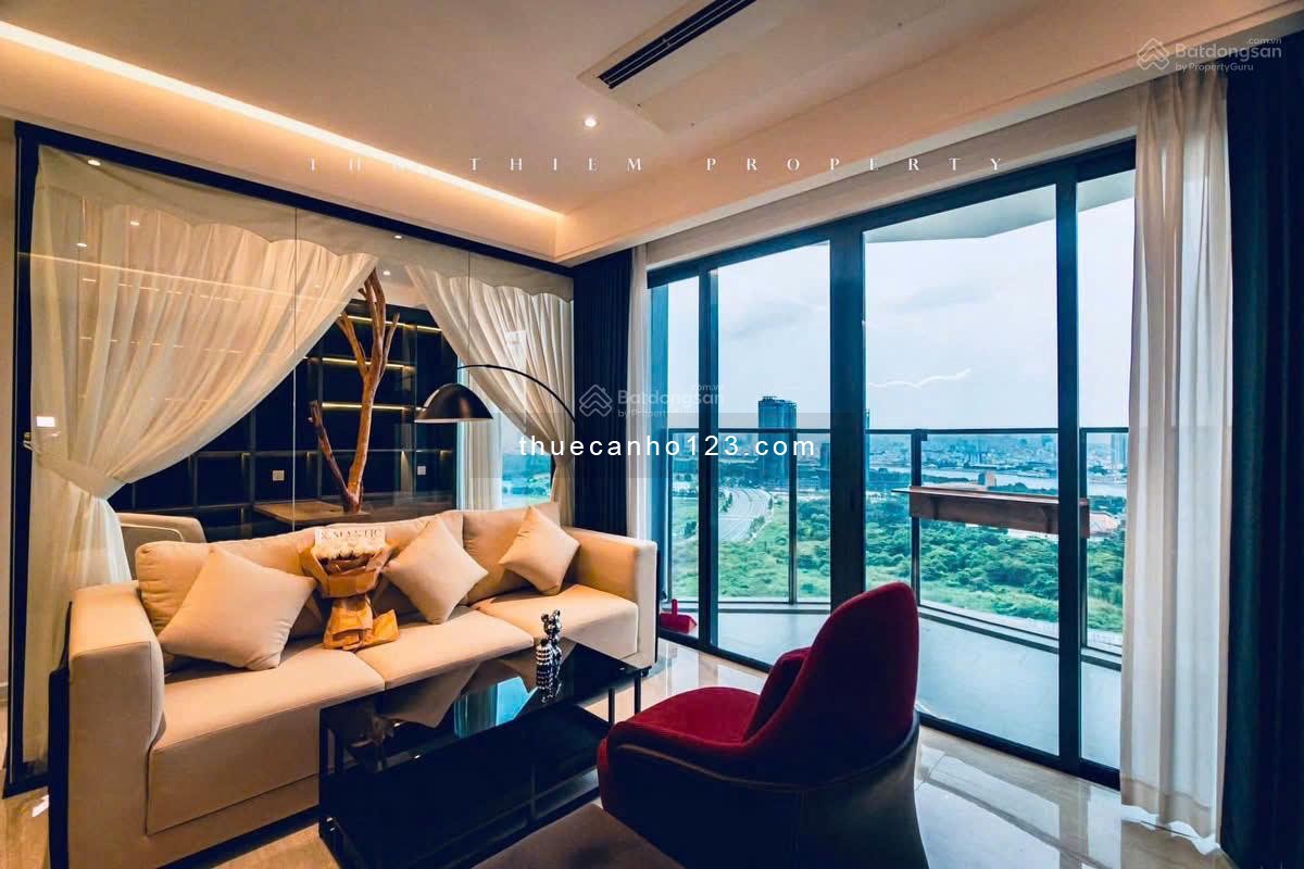 Cho thuê căn hộ 2PN, 2WC The Opera Thủ Thiêm full nội thất cao cấp.
