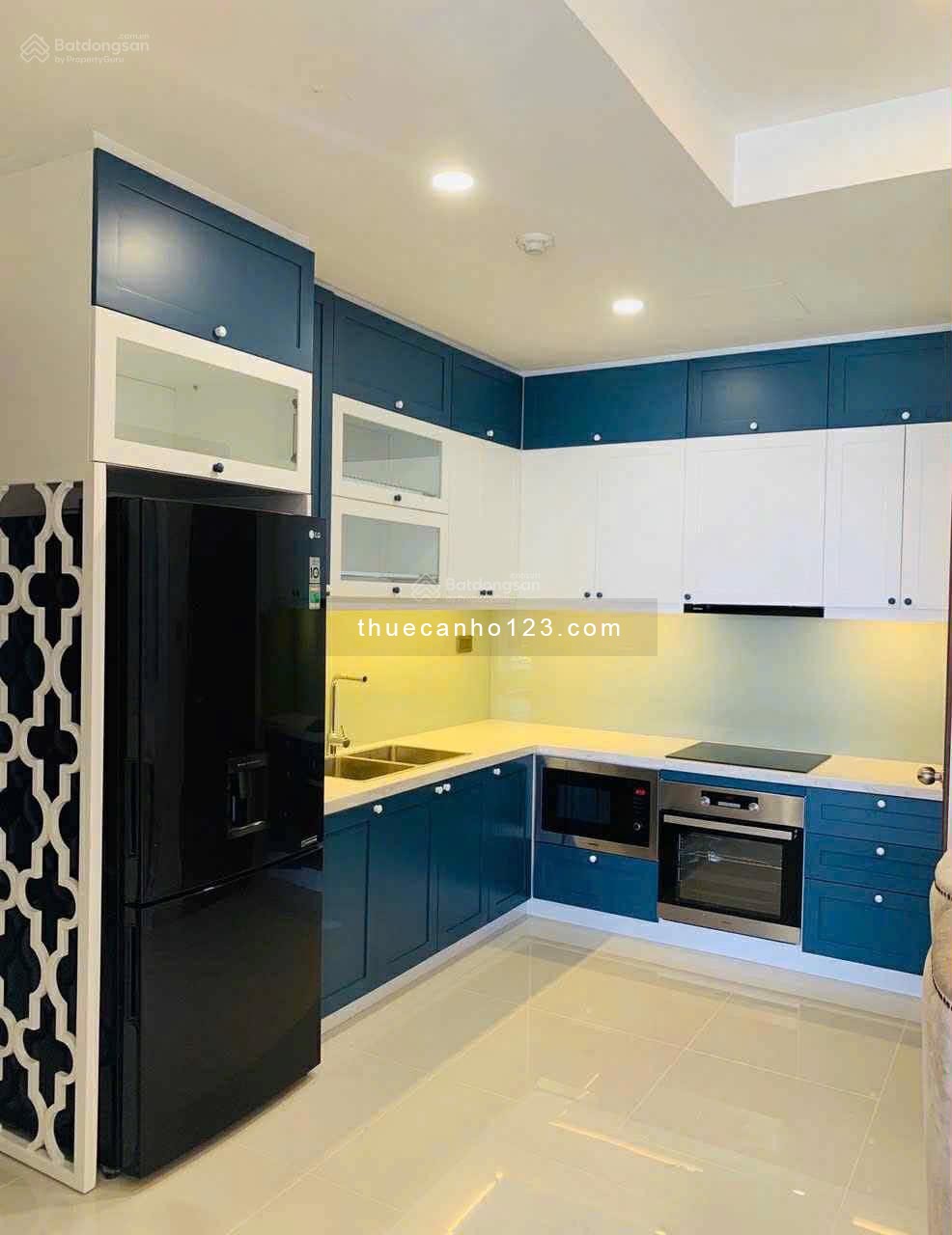 Cho thuê Sài Gòn Royal, quận 4, 86m², căn góc thoáng mát