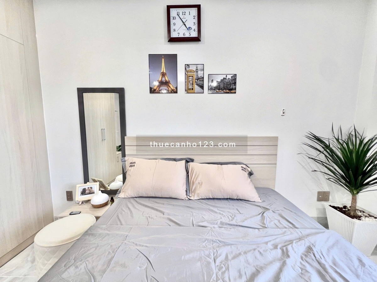 Căn hộ 1PN decor siêu thơ, cửa sổ thoáng, full nội thất, máy giặt riêng, bếp hút mùi, gần Q1,3,GV