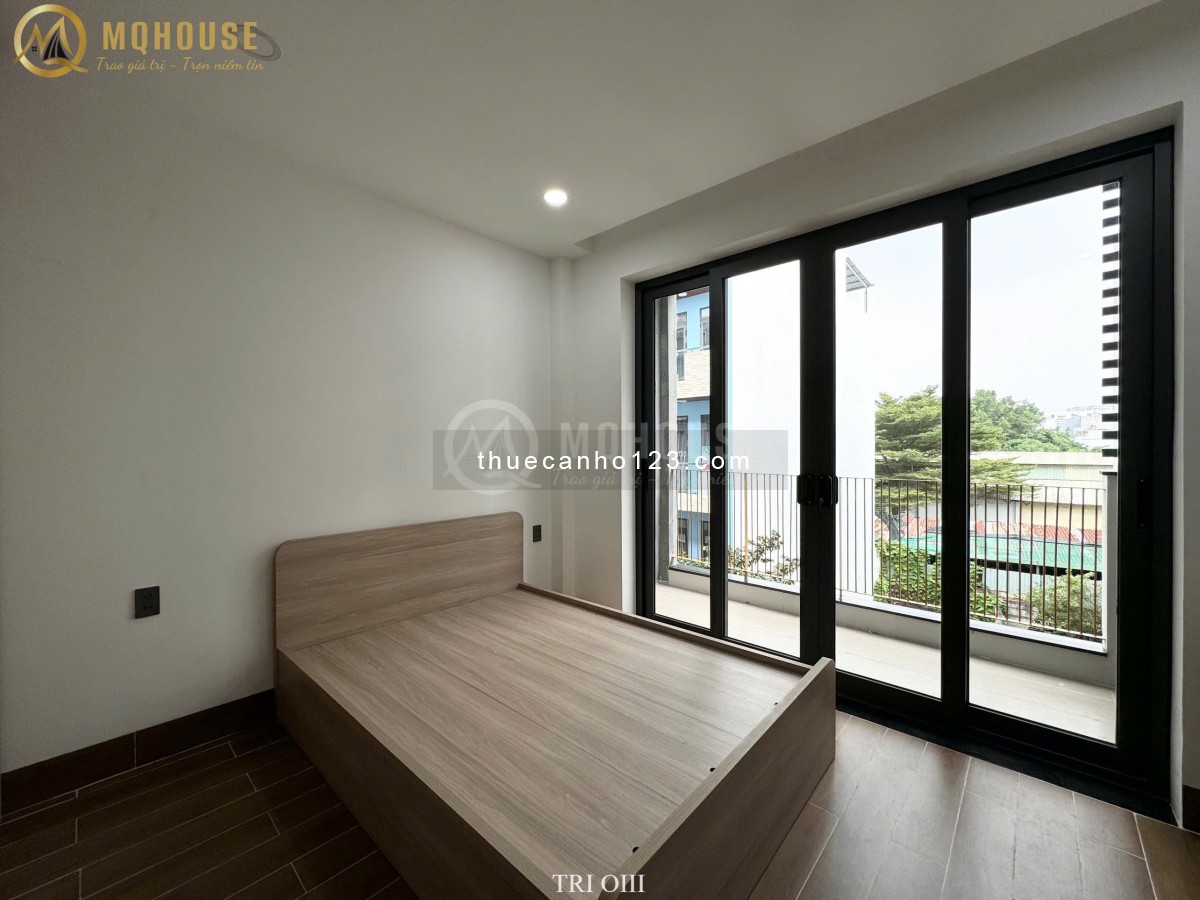 Khai trương căn hộ mới 1Pn ban công, view thoáng, full nội thất, thiết kế thông minh, gần VLU,Gò Vấp