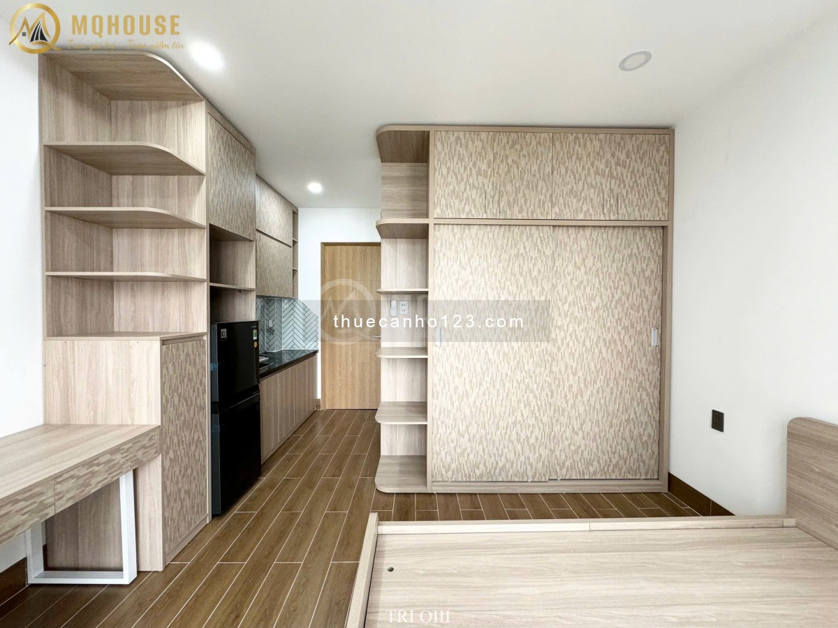 Khai trương căn hộ mới 1Pn ban công, view thoáng, full nội thất, thiết kế thông minh, gần VLU,Gò Vấp