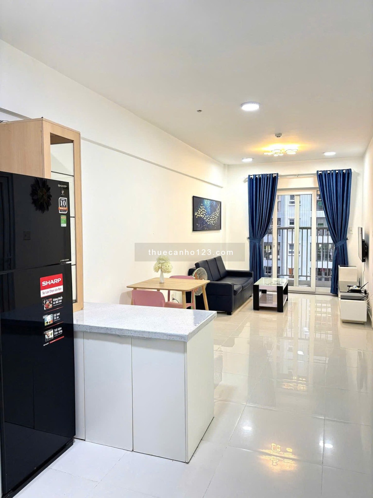 Chung cư Phúc Yên, 1PN, 1WC, Nội thất, 7tr3/th, Phan Huy Ích, P15, TB.