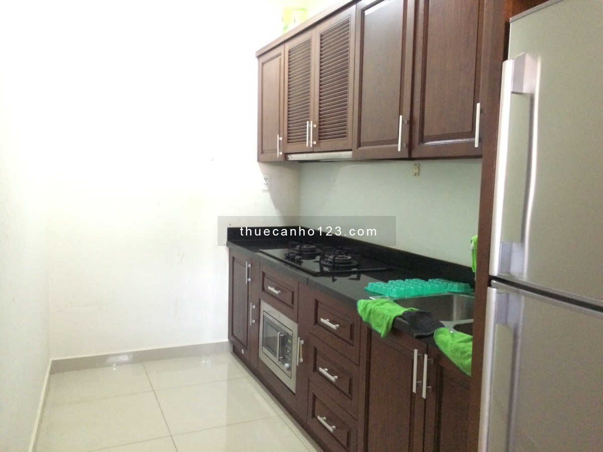 Cho thuê căn hộ Him Lam Riverside Quận 7, 100m, 2pn +, 2wc, có nội thất, giá 15 triệu