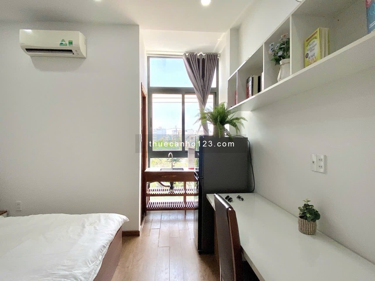 Căn hộ full nội thất có ban công – Nguyễn Cảnh Dị, Phường 4 – Gần sân bay, vòng xoay Lăng Cha Cả