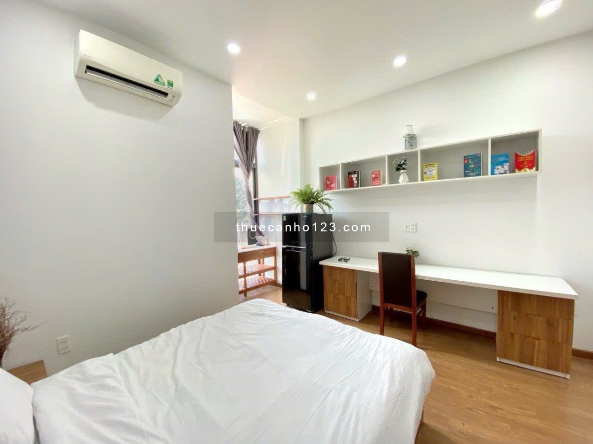 Căn hộ full nội thất có ban công – Nguyễn Cảnh Dị, Phường 4 – Gần sân bay, vòng xoay Lăng Cha Cả