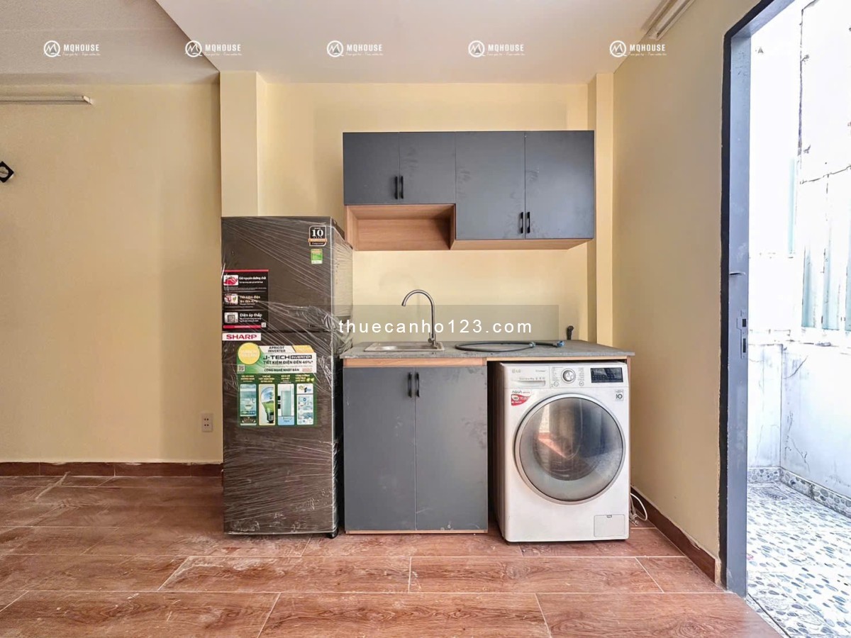 Khai trương dự án mới – Studio full nội thất, máy giặt riêng ngay Etown - Tân Bình.