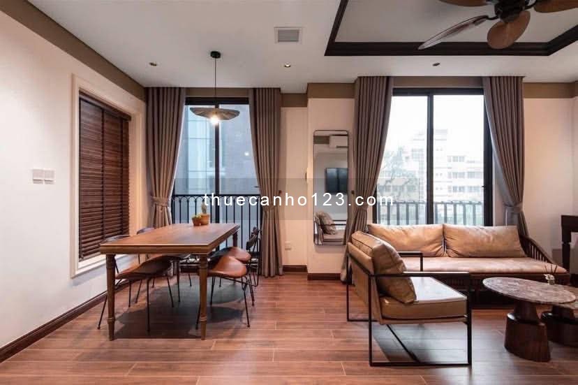 Cho thuê căn hộ mới 100% - ban công, phong cách cổ điển, full nội thất gần sân bay, vòng xoay LCC