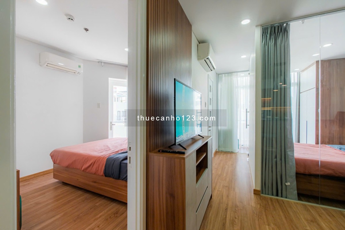 Căn hộ luxury 2PN, 1WC, ban công/cửa sổ thoáng, 65m² – Chợ Tân Định, công viên Lê Văn Tám, Đinh Công