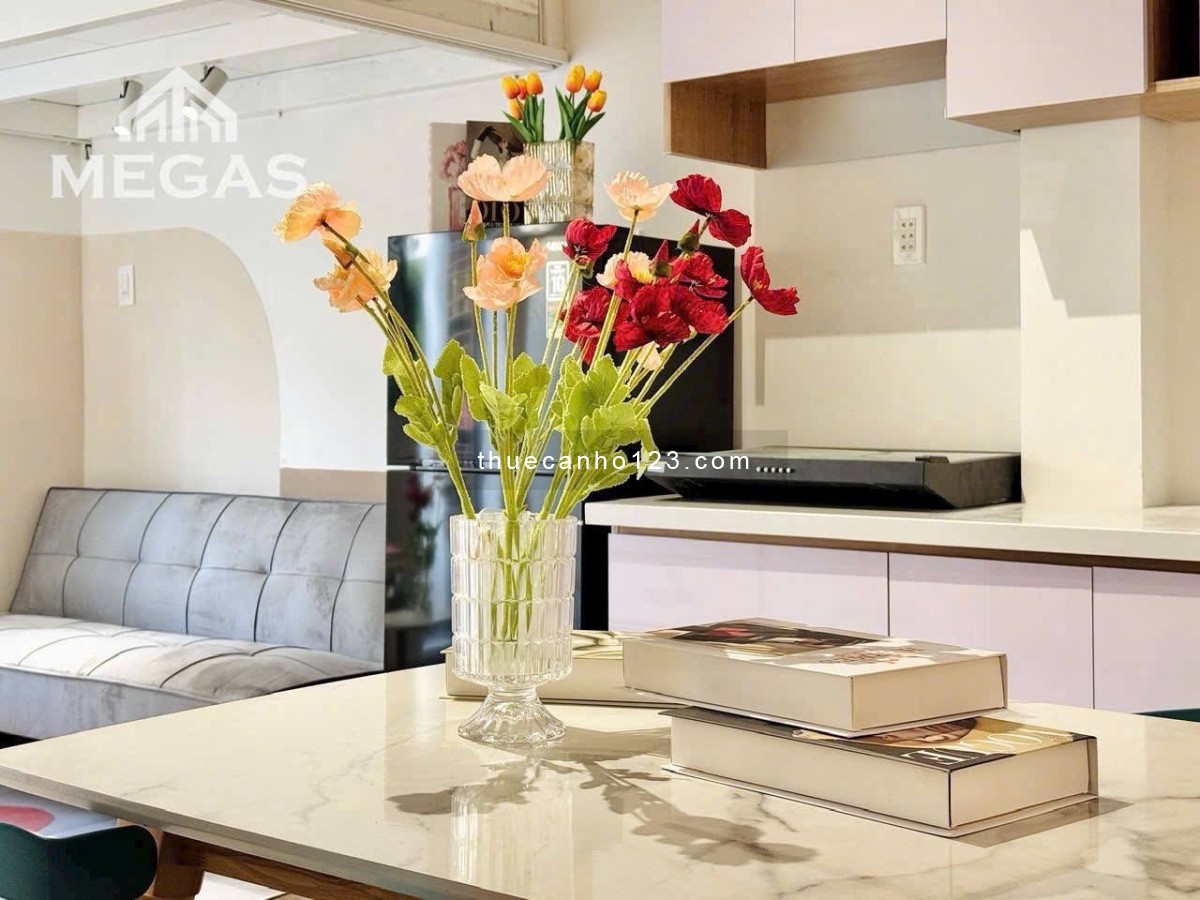 Căn hộ 2 chỗ ngủ mới 100% có ban công đón nắng ngay Chu Văn An - Gần Học Viện Cán Bộ - Giáp Quận 1,3