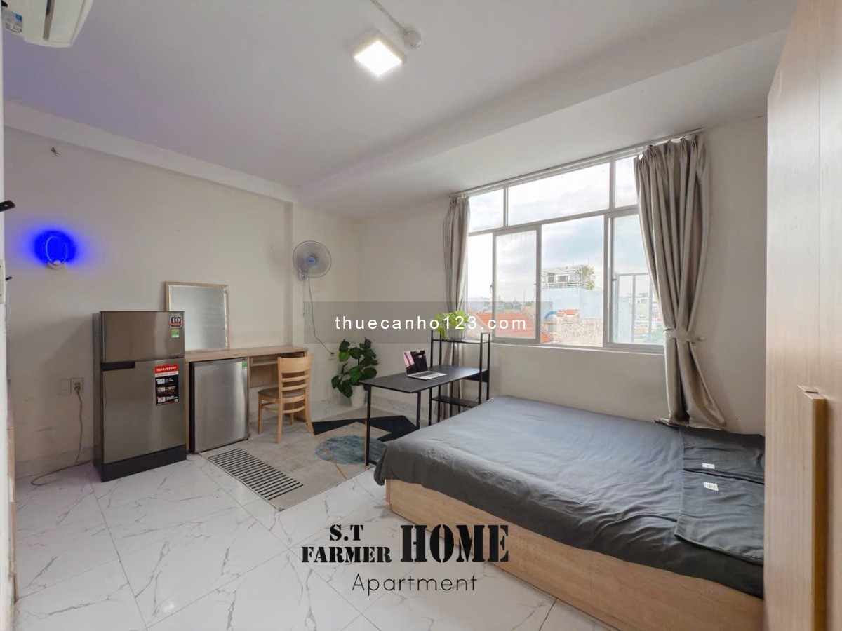 Phòng cho thuê Trương Công Định, P14 – Cửa sổ thoáng mát, đầy đủ nội thất như ảnh – Gần ĐH CN
