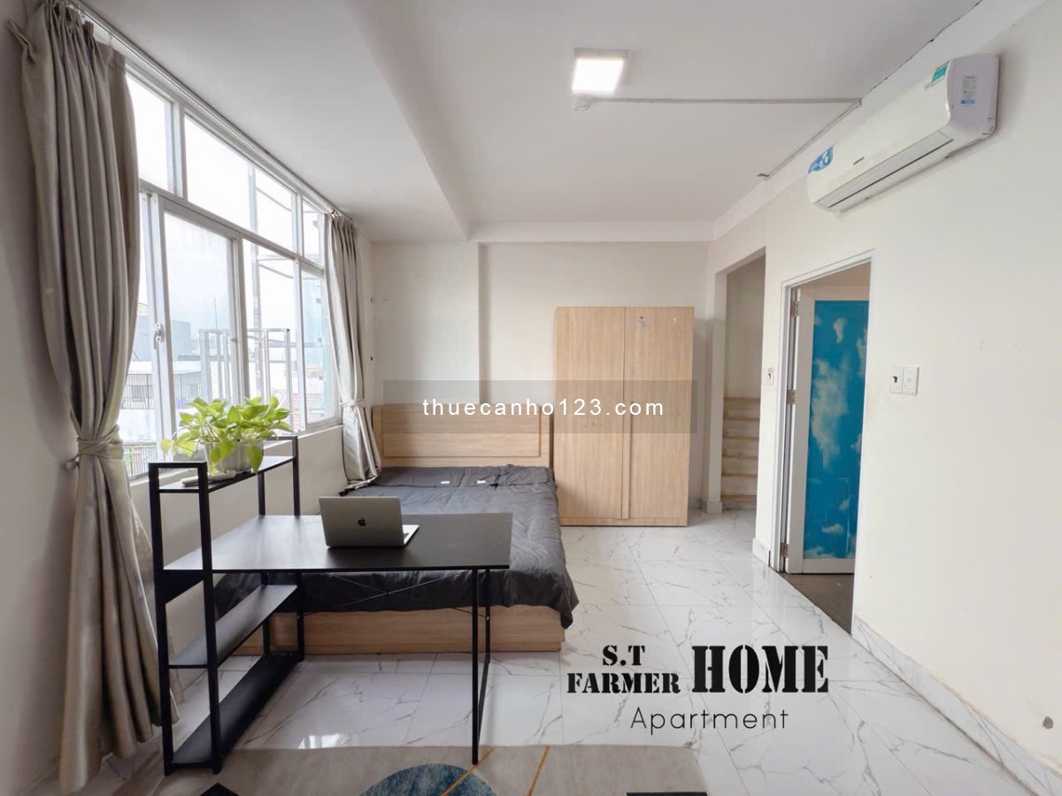 Phòng cho thuê Trương Công Định, P14 – Cửa sổ thoáng mát, đầy đủ nội thất như ảnh – Gần ĐH CN