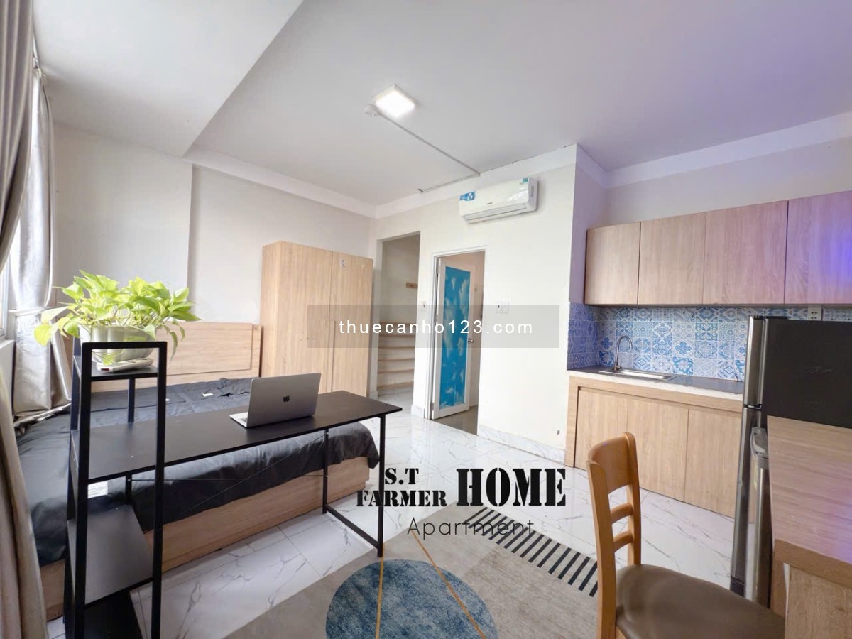 Phòng cho thuê Trương Công Định, P14 – Cửa sổ thoáng mát, đầy đủ nội thất như ảnh – Gần ĐH CN