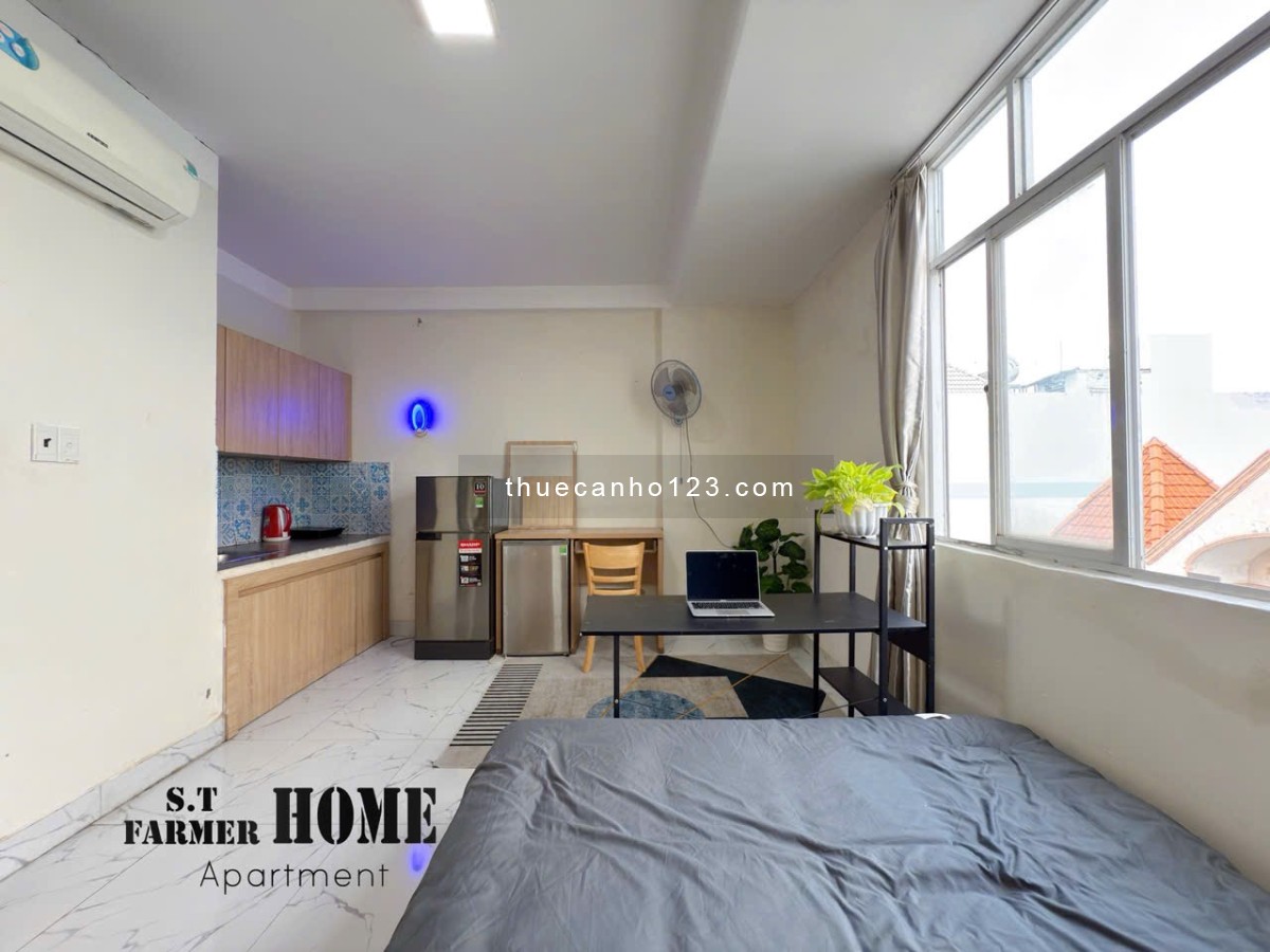 Phòng cho thuê Trương Công Định, P14 – Cửa sổ thoáng mát, đầy đủ nội thất như ảnh – Gần ĐH CN