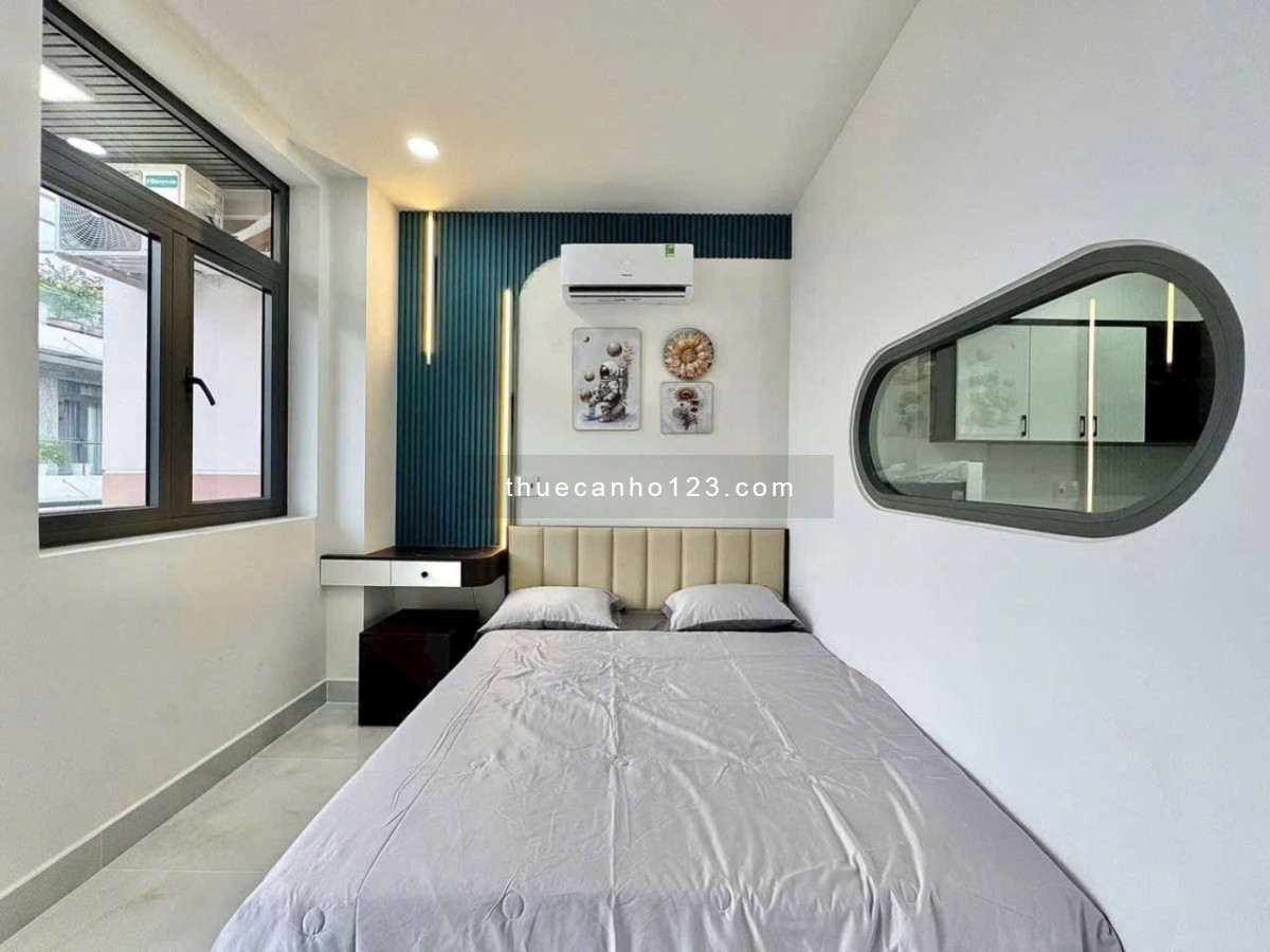 Căn hộ 1PN full nội thất tách bếp ngay Bùi Đình Tuý gần chợ Bà Chiểu - Giáp Quận 1, an ninh tốt