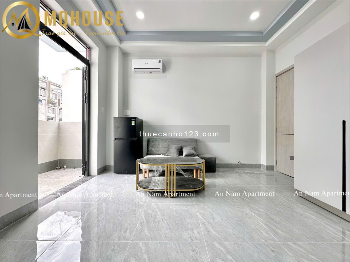 [NHÀ MỚI 100%] Studio balcony 40m2 - Nội thất hiện đại, thang máy - Gần Ngã Tư Hàng Xanh