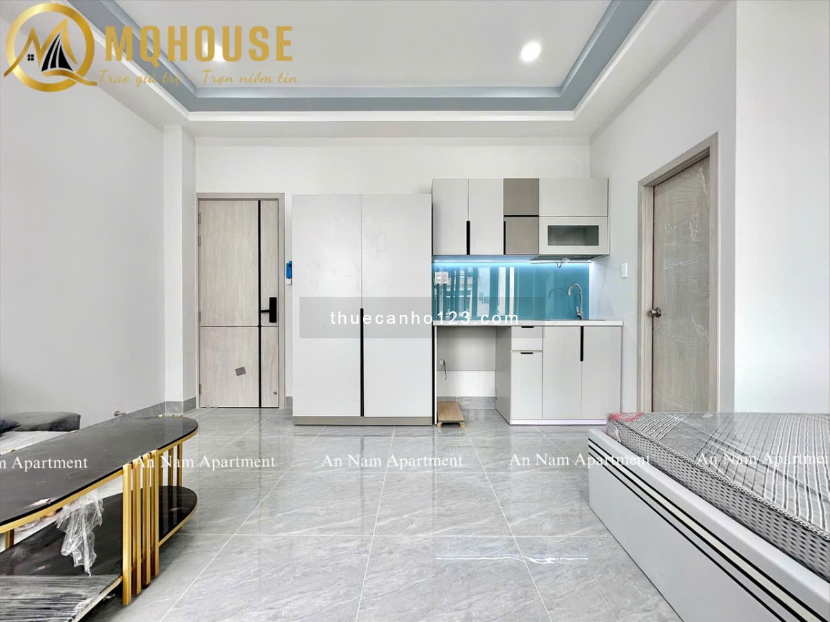 [NHÀ MỚI 100%] Studio balcony 40m2 - Nội thất hiện đại, thang máy - Gần Ngã Tư Hàng Xanh