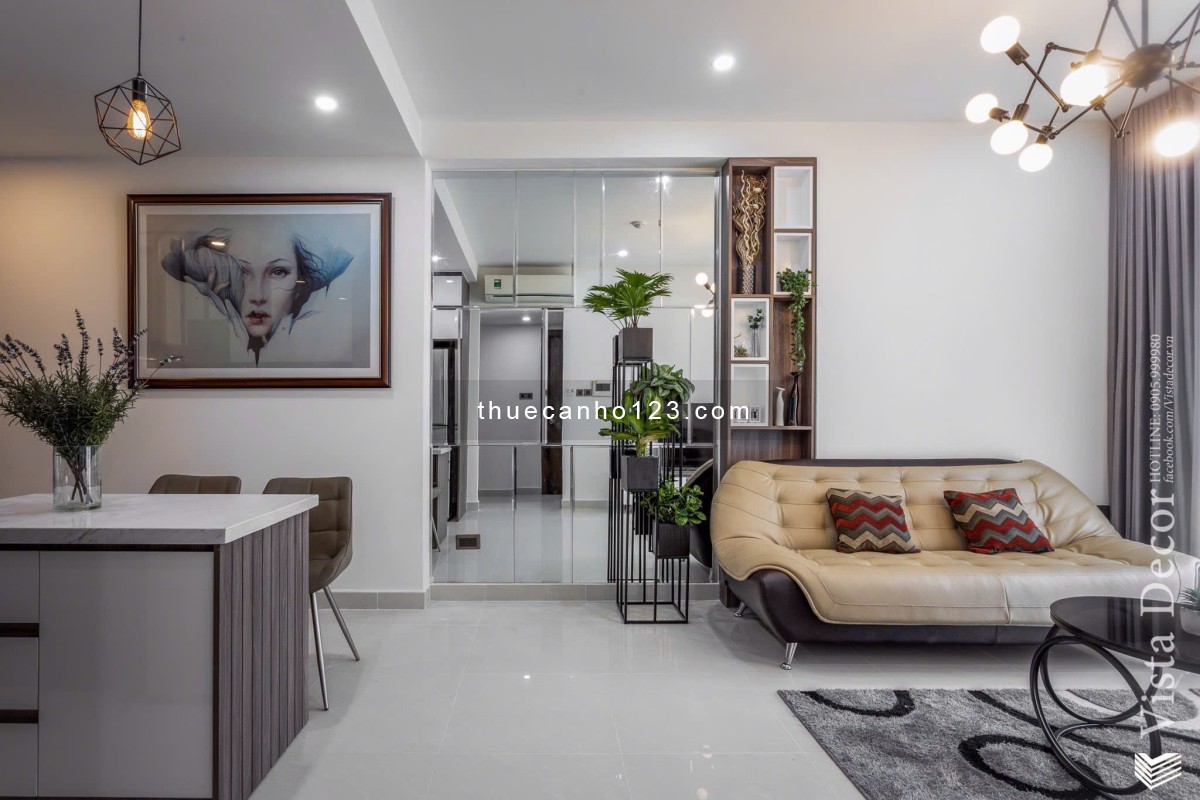 THUÊ SAIGON ROYAL 2PN 65M2 BAN CÔNG NỘI THẤT MỚI NGAY BẾN ĐỒN QUẬN 4 SÁT Q1 LH 0775924600