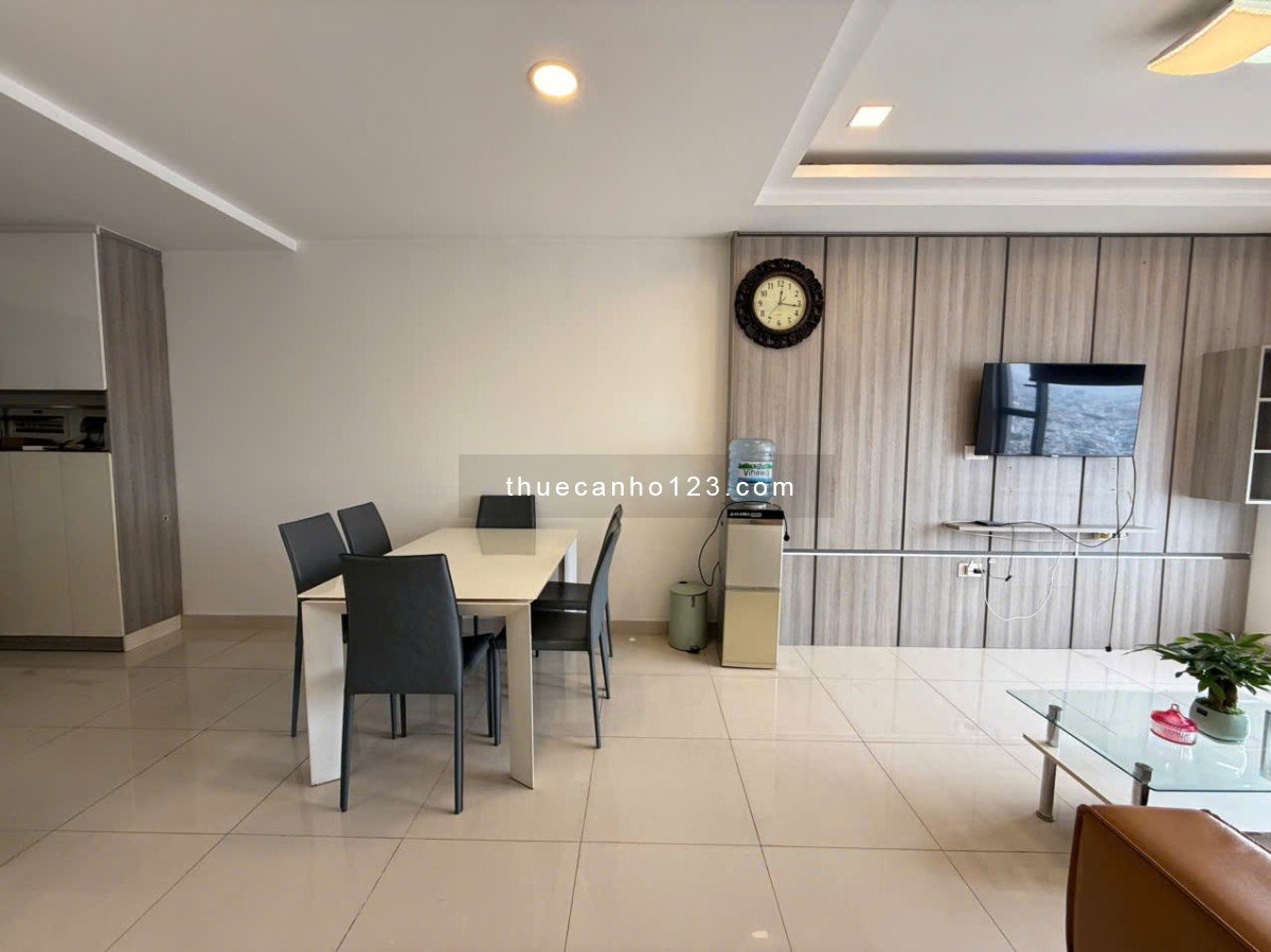 THUÊ CĂN HỘ TRESOR 3PN2WC 98M2 BAN CÔNG VIEW THOÁNG TẦNG CAO SÁT BẾN VÂN ĐỒN QUẬN 4,Q1 LH 0775924600