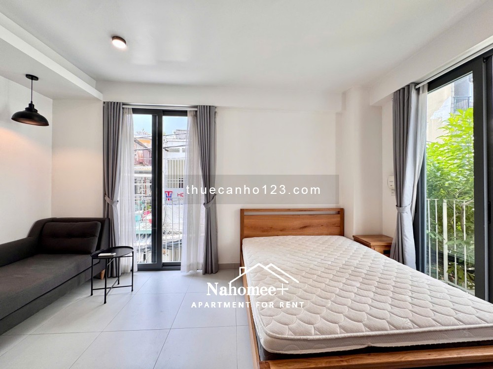 Thực tế đẹp hơn hình | 2 balcony thoáng, máy giặt riêng, thang máy, dọn phòng | Khu Hoàng Văn Thụ