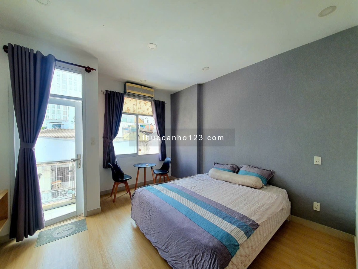 Cho thuê căn hộ 35m2 full nội thất ban công Lê Quang Định Bình Thạnh gần chợ Bà Chiểu