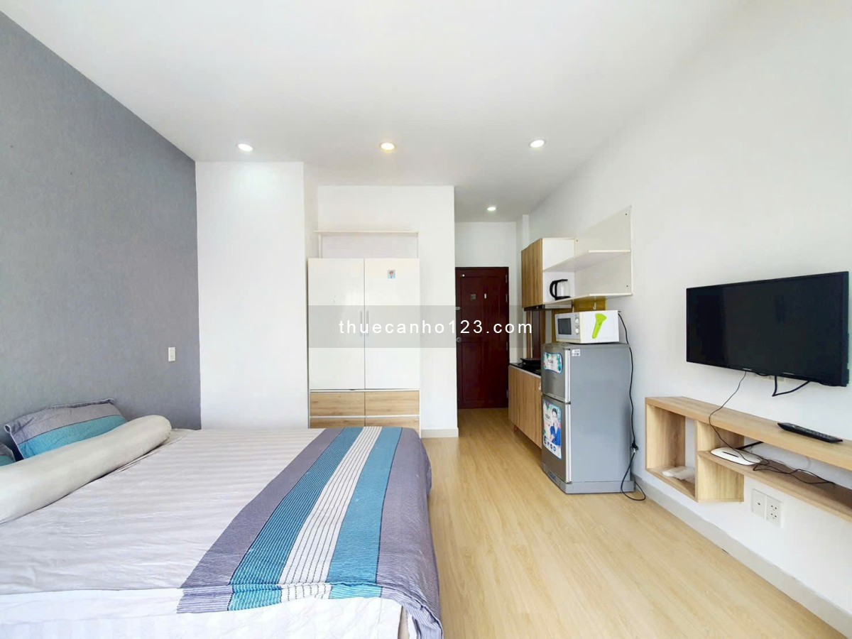 Cho thuê căn hộ 35m2 full nội thất ban công Lê Quang Định Bình Thạnh gần chợ Bà Chiểu