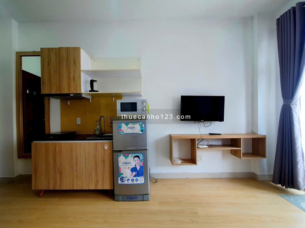 Cho thuê căn hộ 35m2 full nội thất ban công Lê Quang Định Bình Thạnh gần chợ Bà Chiểu