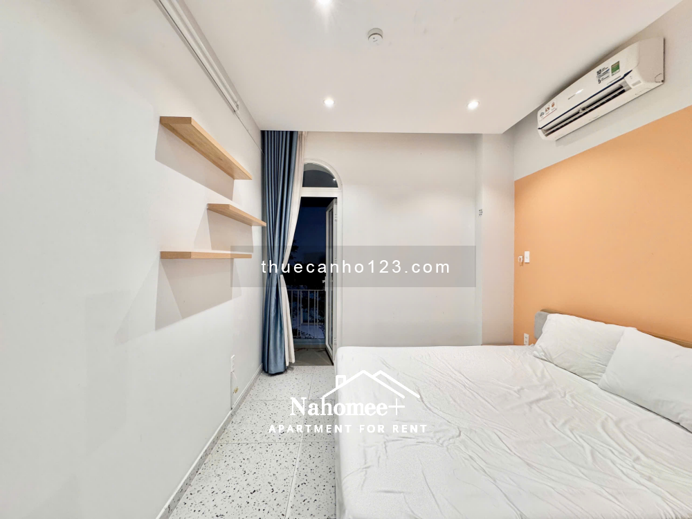 Căn hộ 1pn, ban công/cửa sổ, thiết kế độc đáo, 50m², ngay cầu Lê Văn Sỹ, trung tâm Quận 3