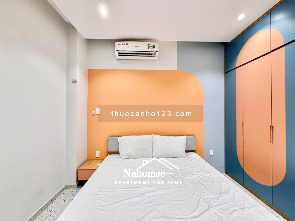 Căn hộ 1pn, ban công/cửa sổ, thiết kế độc đáo, 50m², ngay cầu Lê Văn Sỹ, trung tâm Quận 3