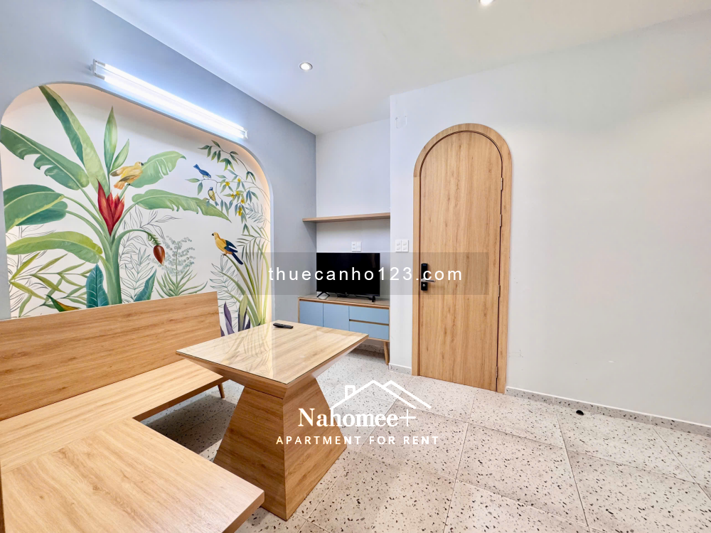 Căn hộ 1pn, ban công/cửa sổ, thiết kế độc đáo, 50m², ngay cầu Lê Văn Sỹ, trung tâm Quận 3