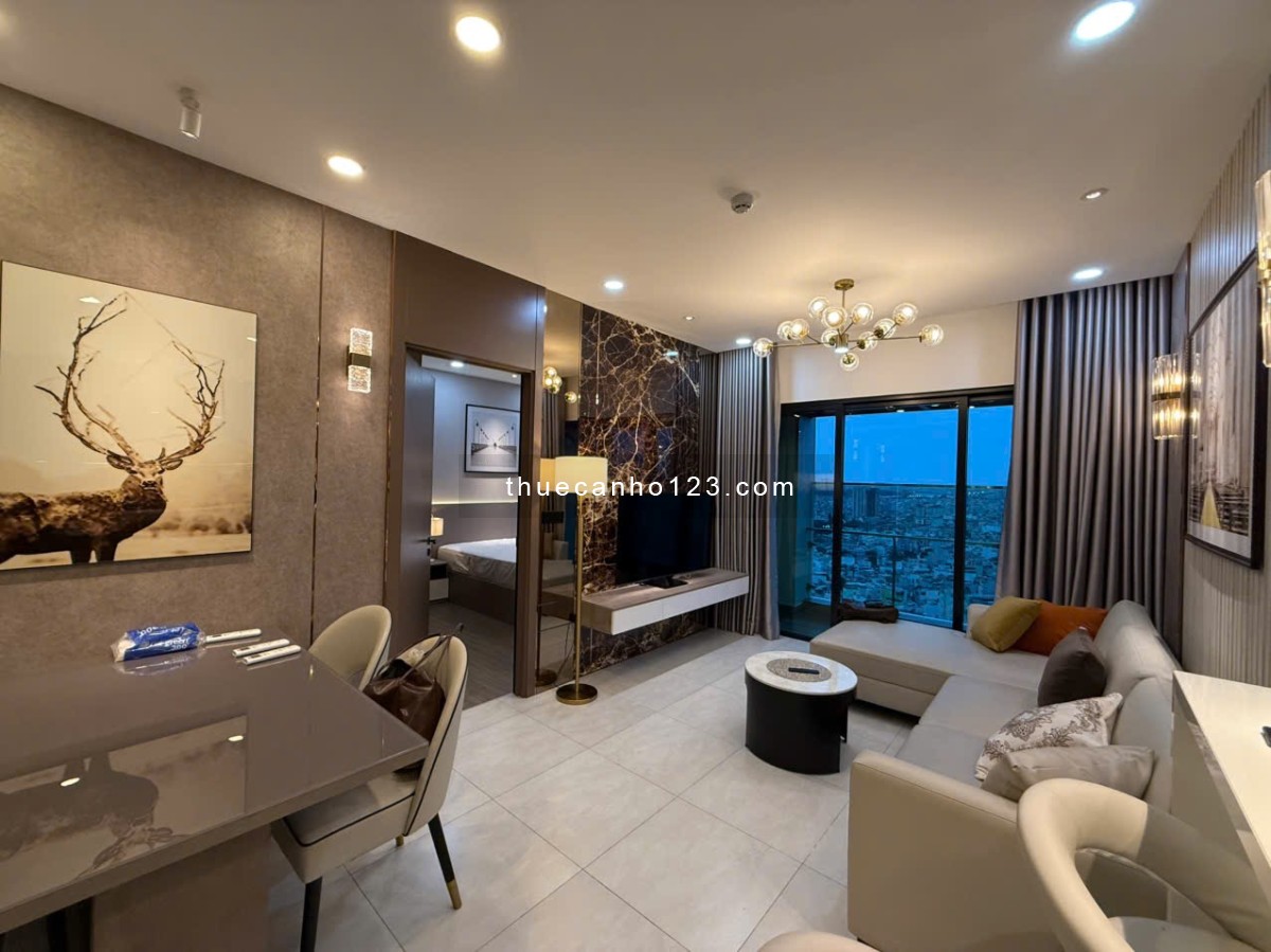 THUÊ NGAY CHUNG CƯ DELASOL 2PN2WC 86M2 MỚI 100% BAN CÔNG VIEW SÔNG NGAY CẦU BA SOL Q1 LH 0775924600