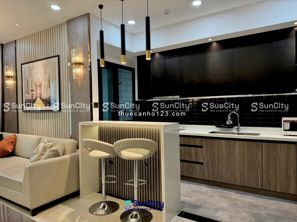 THUÊ NGAY CHUNG CƯ DELASOL 2PN2WC 86M2 MỚI 100% BAN CÔNG VIEW SÔNG NGAY CẦU BA SOL Q1 LH 0775924600