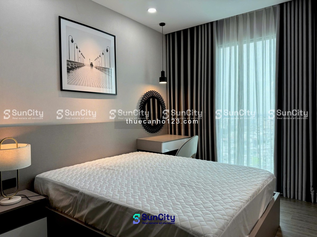 THUÊ NGAY CHUNG CƯ DELASOL 2PN2WC 86M2 MỚI 100% BAN CÔNG VIEW SÔNG NGAY CẦU BA SOL Q1 LH 0775924600