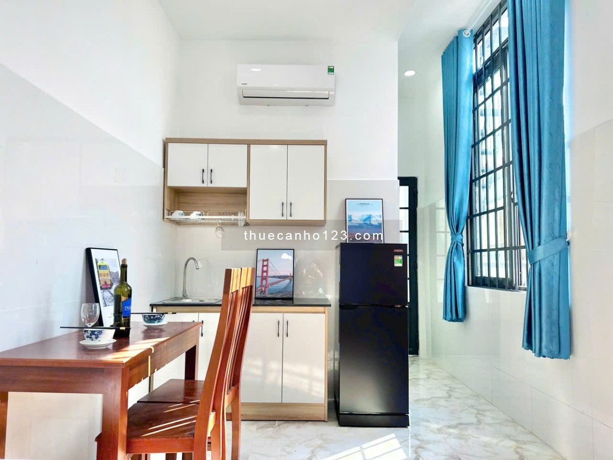 Studio cửa sổ trời, ngay cầu chữ Y, cầu Nguyễn Văn Cừ, chợ Rạch Ông, Parcmall,...