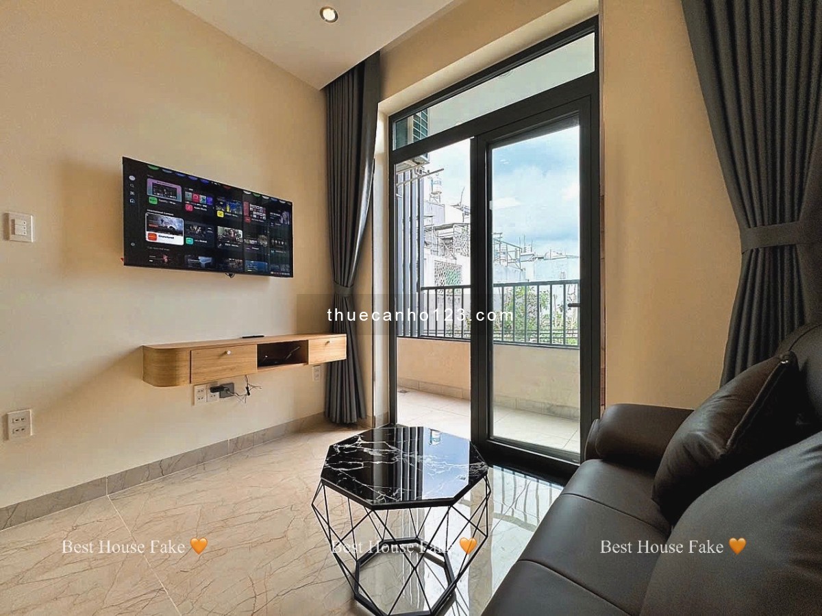 Căn hộ cao cấp giặt riêng, ban công, full nội thất – tivi / bếp / máy lọc nước – ZL 0909 186 134