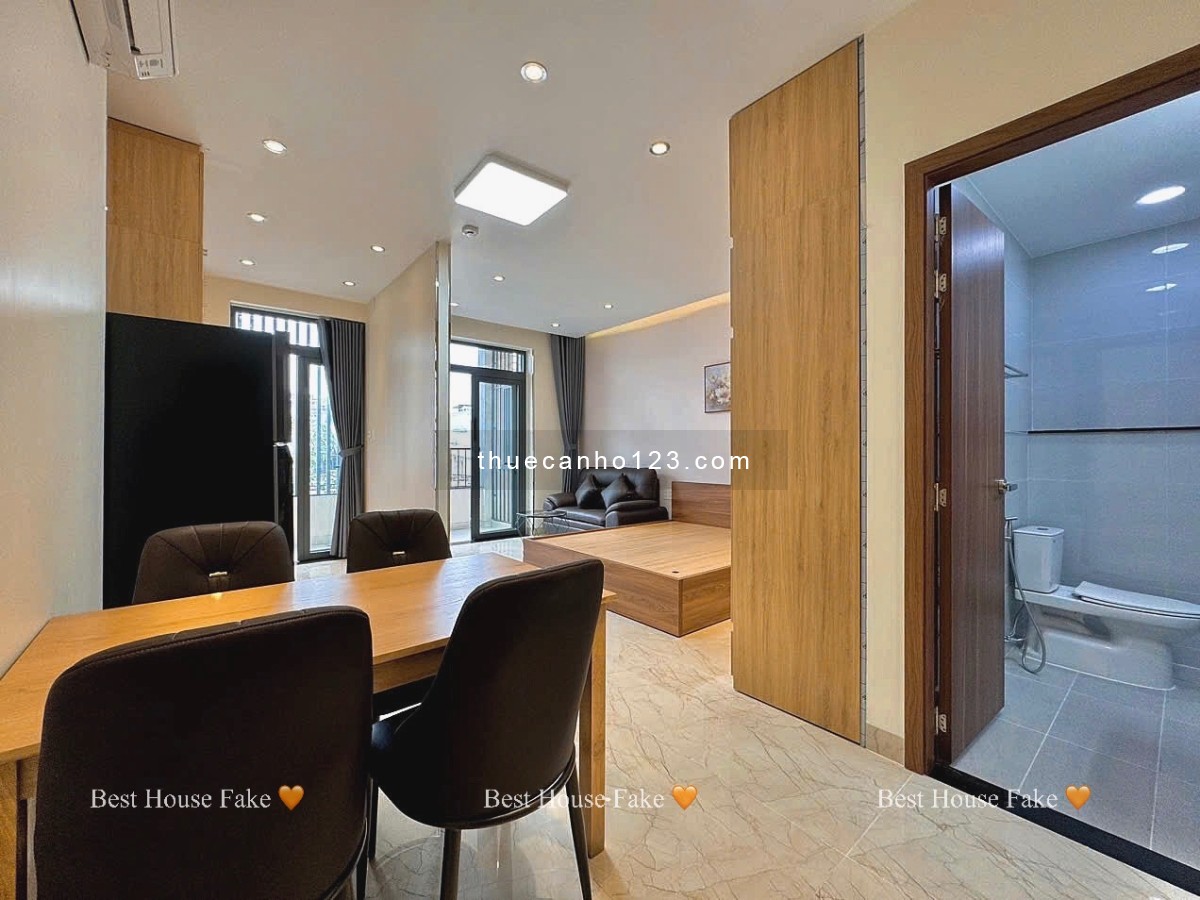 Căn hộ cao cấp giặt riêng, ban công, full nội thất – tivi / bếp / máy lọc nước – ZL 0909 186 134