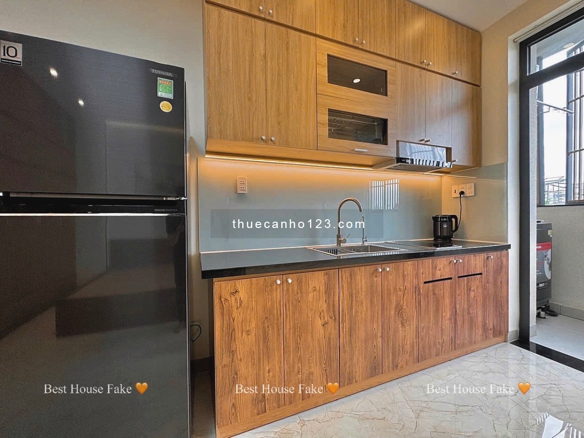 Căn hộ cao cấp giặt riêng, ban công, full nội thất – tivi / bếp / máy lọc nước – ZL 0909 186 134