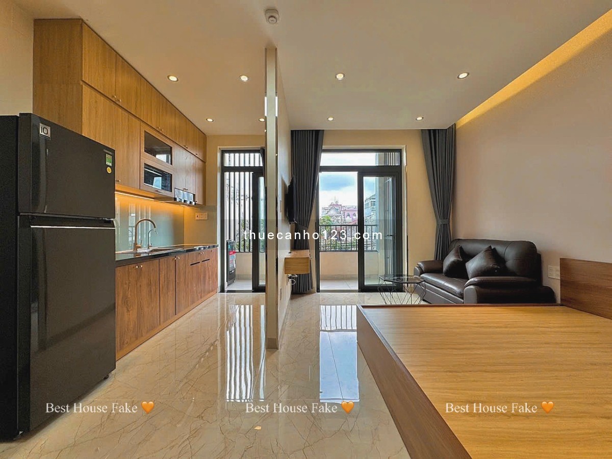 Căn hộ cao cấp giặt riêng, ban công, full nội thất – tivi / bếp / máy lọc nước – ZL 0909 186 134