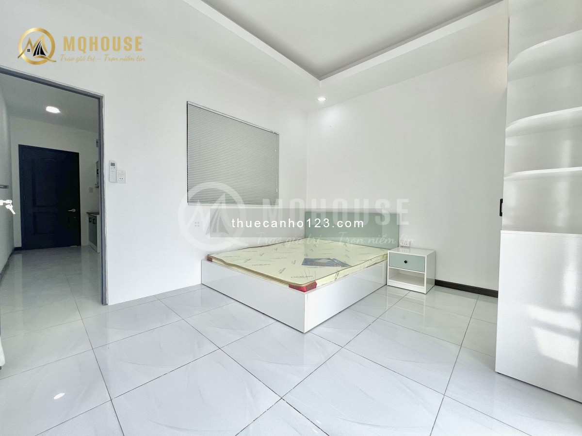 Giảm giá sốc! Căn hộ 1PN balcony - Tone xanh pastel, nội thất hiện đại - Ngay Phan Văn Trị