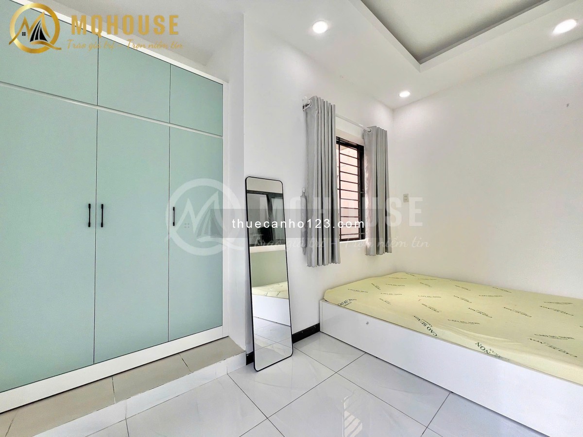 Giảm giá sốc! Căn hộ 1PN balcony - Tone xanh pastel, nội thất hiện đại - Ngay Phan Văn Trị