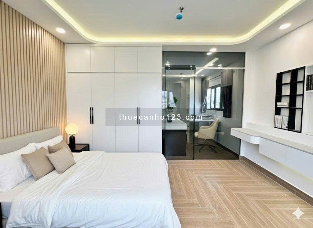 Khai trương căn hộ 1PN – Tone trắng be siêu sang – 40m² – Cửa sổ lớn tràn ánh sáng