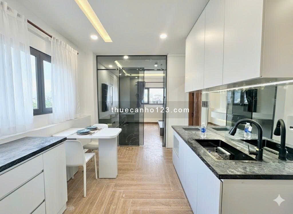 Khai trương căn hộ 1PN – Tone trắng be siêu sang – 40m² – Cửa sổ lớn tràn ánh sáng