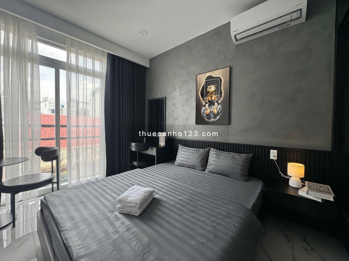 Cho thuê Studio 35m2 full nội thất ban công rộng thoáng tại Nơ Trang Long Bình Thạnh