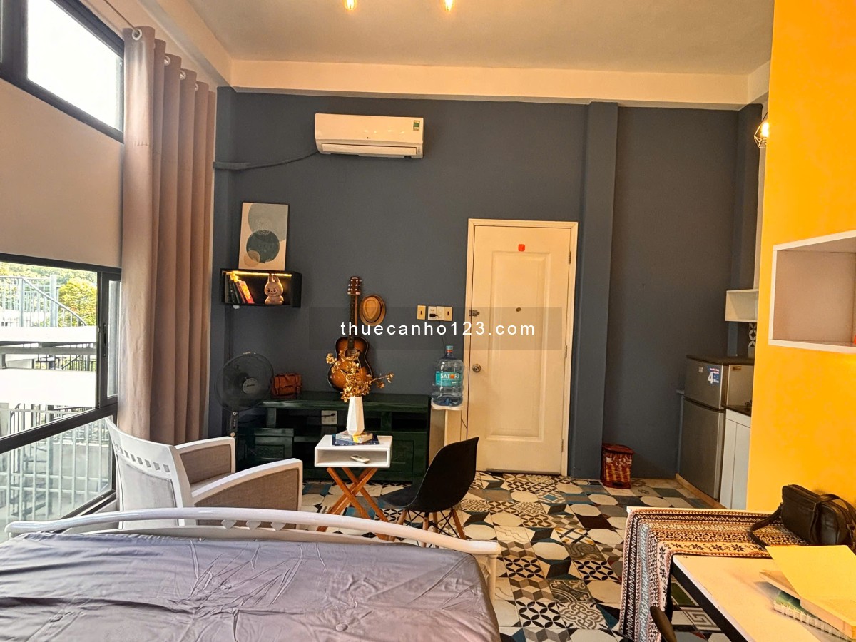 Cho thuê căn hộ 1 Phòng Ngủ, Ban Công Cây Xanh, Diện tích 30m2, Gần Chợ Phan Văn Hân, Chỉ Từ 7tr/th