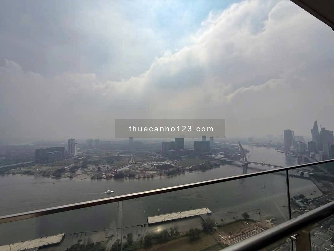 Thuê Vinhomes Golden River 3PN 2WC View sông Landmark 81 Full nội thất cao cấp cầu Ba Son Nguyễn Huệ