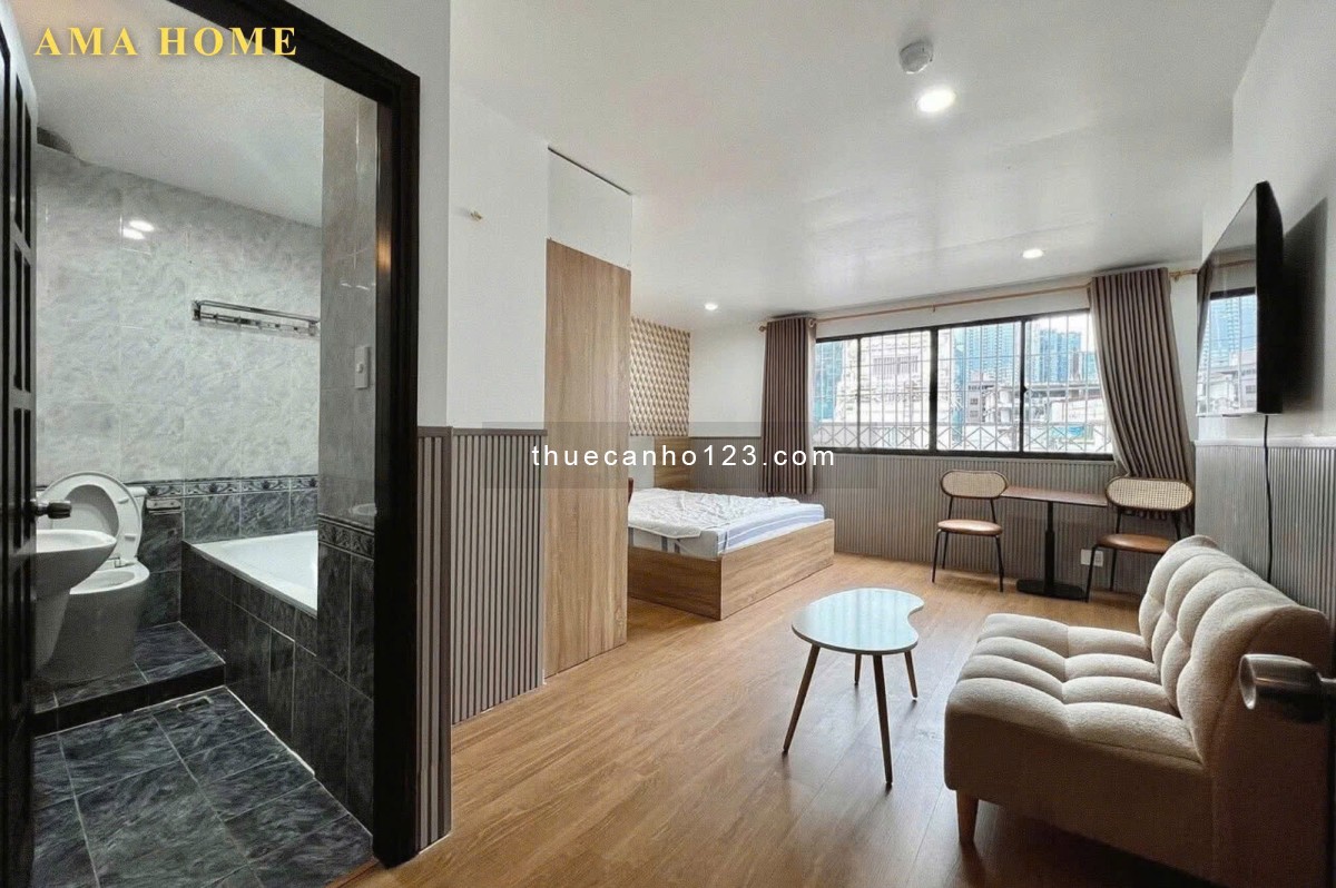 Cho Thuê Căn Hộ Ngay Phố Nhật, Gần Công Trường Mê Linh, Studio 45m2, Đầy Đủ Nội Thất