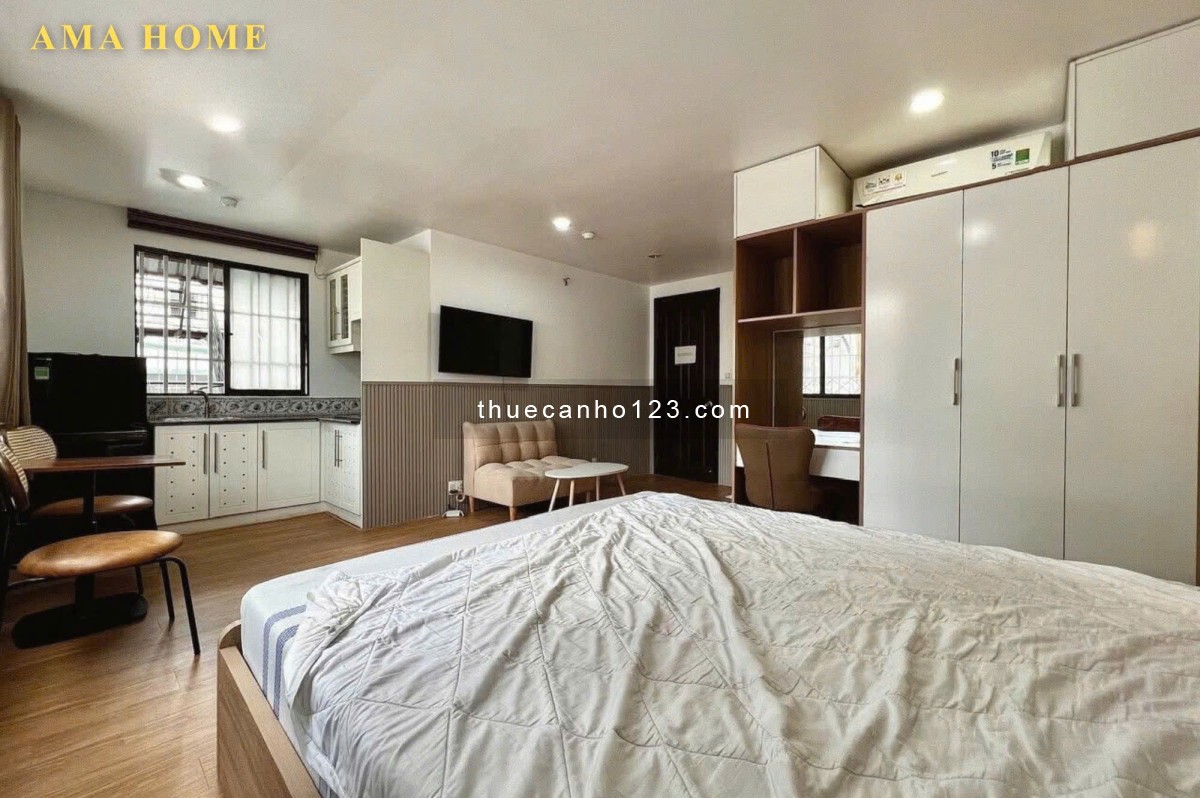 Cho Thuê Căn Hộ Ngay Phố Nhật, Gần Công Trường Mê Linh, Studio 45m2, Đầy Đủ Nội Thất
