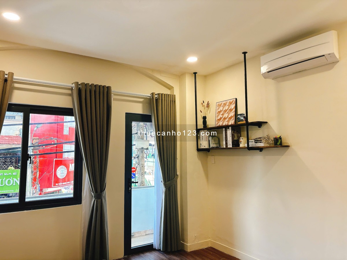 Cho Thuê Căn Hộ 1PN 55m2 Full Nội Thất, Ban Công,Gần Chợ Tân Định,Horizon Tower,Công Viên Lê Văn Tám