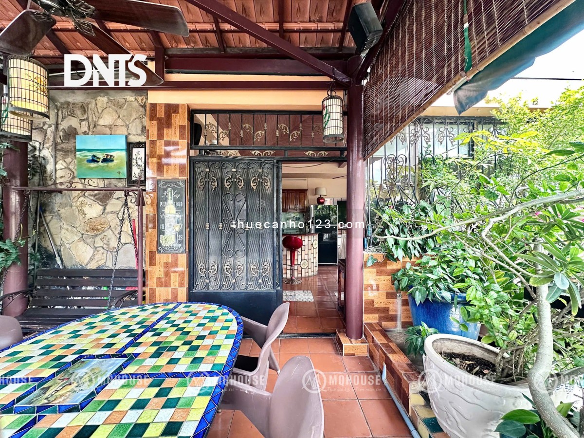 Penthouse 1PN 85m2 có ban công sân vườn, theo style Vintage, gần Bason, FWB, Lê Duẩn, CV Lê Văn Tám